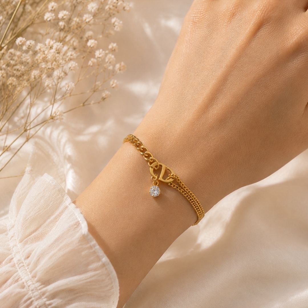 Golden Link Bracelet